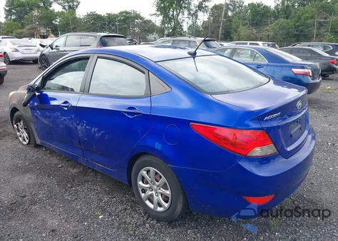 2014 Hyundai Accent Gls z USA, uszkodzony, nr VIN KMHCT4AE7EU719442
